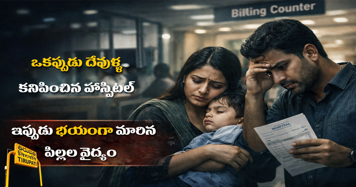 ఒకప్పుడు దేవుడిలా కనిపించిన హాస్పిటల్… ఇప్పుడు భయంగా మారిన పిల్లల వైద్యం